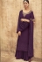 Mauve Pure Silk Sharara Style Pakistani Suit 41