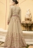 Beige Silk Embroidered Anarkali Suit 106