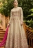 Beige Silk Embroidered Anarkali Suit 106