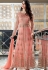 Pink Net Embroidered Palazzo Style Designer Suit 2507