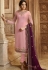 Pink and Purple Satin Georgette Lehenga and Churidar Designer Suit 3006