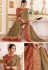 sonal chauhan beige brown saree RG105196