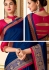 sonal chauhan royal blue saree RG105188