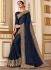 sonal chauhan midnight blue saree RG105186