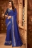 royal blue designer silk saree 2316