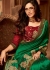 emerald green designer silk saree 2312