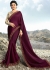 prachi desai burgundy silk saree 20672