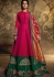 jennifer winget pink two tone silk floor length anarkali suit 11028