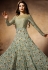 jennifer winget sky blue georgette silk floor length anarkali suit 11027