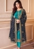 shamita shetty blue georgette embroidered churidar suit 8144