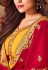 shamita shetty yellow georgette embroidered churidar suit 8141