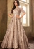 sonal chauhan grey shade net embroidered designer anarkali suit 6705