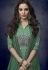 green maslin palazzo style pakistani suit 715