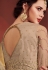 grey net embroidered lehenga style anarkali suit 8150