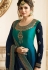 drashti dhami blue shade satin georgette embroidered churidar suit 3208