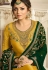 drashti dhami yellow satin georgette embroidered churidar suit 3204