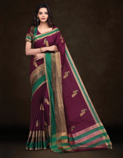 Mysha Malhar Magenta Designer Saree