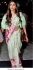 Bollywood Sonam Kapoor Mint green lotus print saree