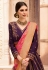 purple taffeta a line lehenga choli 1001