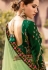 green barfi silk a line lehenga choli 1004