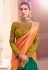 green taffeta embroidered lehenga choli 1002