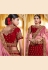 maroon velvet bridal lehenga choli 3008