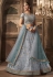 gray net a line lehenga choli 10003B