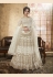 off white net embroidered designer lehenga choli 28003