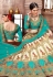 turquoise silk embroidered lehenga choli 1062
