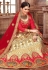 cream silk embroidered lehenga choli 1064