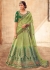 Green color silk Indian wedding lehenga