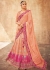 Pastel pink silk Indian wedding lehenga