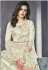 light green art silk long designer anarkali suit 704