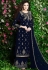 navy blue georgette embroidered palazzo style pakistani suit 30001