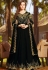 black georgette embroidered floor length anarkali suit 20029