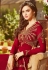 red georgette embroidered floor length anarkali suit 20025