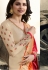 prachi desai beige satin georgette straight cut suit with banarasi dupatta 9875