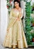 olive green satin embroidered a line lehenga choli 9990