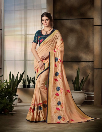 Party wear indian wedding designer saree 8705