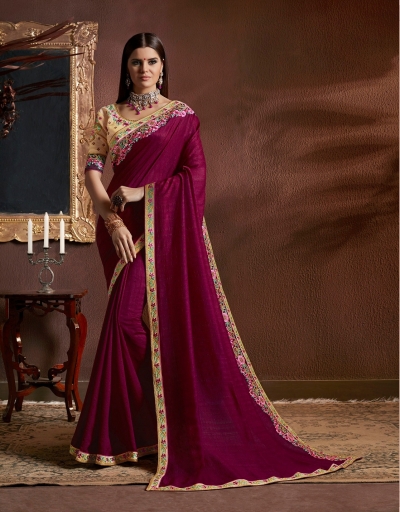 Party wear indian wedding designer saree 8504