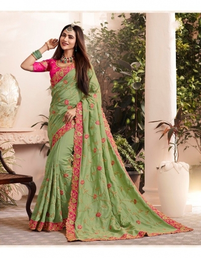 Party wear indian wedding designer saree 9005