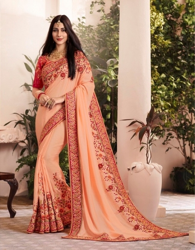 Party wear indian wedding designer saree 9002