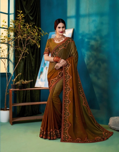 Party wear indian wedding designer saree 9302