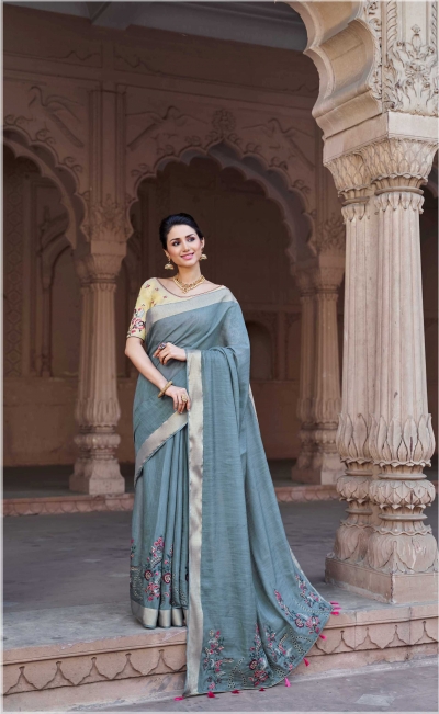 Party wear indian wedding designer saree 9109