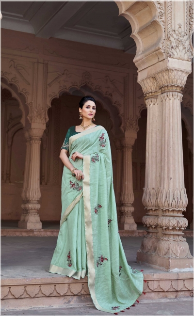 Party wear indian wedding designer saree 9106