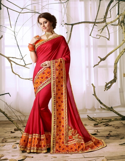 Party wear indian wedding designer saree 6312