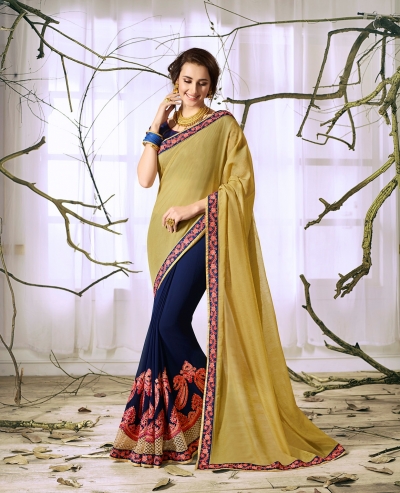 Party wear indian wedding designer saree 6311