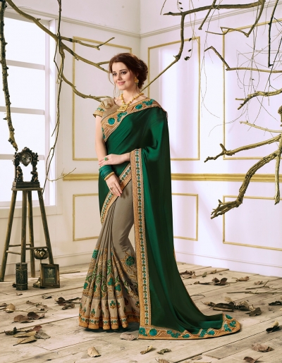 Party wear indian wedding designer saree 6306