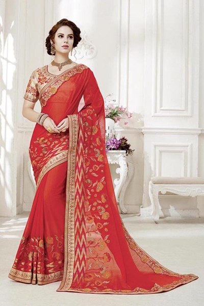 Party wear indian wedding designer saree 7001
