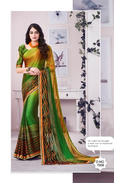 Party wear indian wedding designer saree 7509